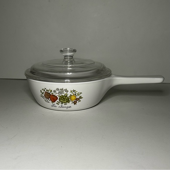Vintage Corningware "La Sauge" Spice of Life P-81-B Saucepan with Lid - Picture 7 of 8